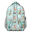 thumbnail image 3 of Cute Boxer Dog and Flowers Florals Backpack for School,Cute School Bag,Schoolbag with Adjustable Shoulder Straps & Padded Back,16.9 Inch, 3 of 5