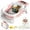 Pink-Bear, variant on Morfone Inflatable Baby Bathtub for Newborn to Toddler, Portable Baby Tub with Built-in Air Pump, Collapsible Shower Basin for Easy Storage