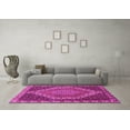 thumbnail image 3 of Ahgly Company Indoor Rectangle Medallion Pink Traditional Area Rugs, 7' x 10', 3 of 4