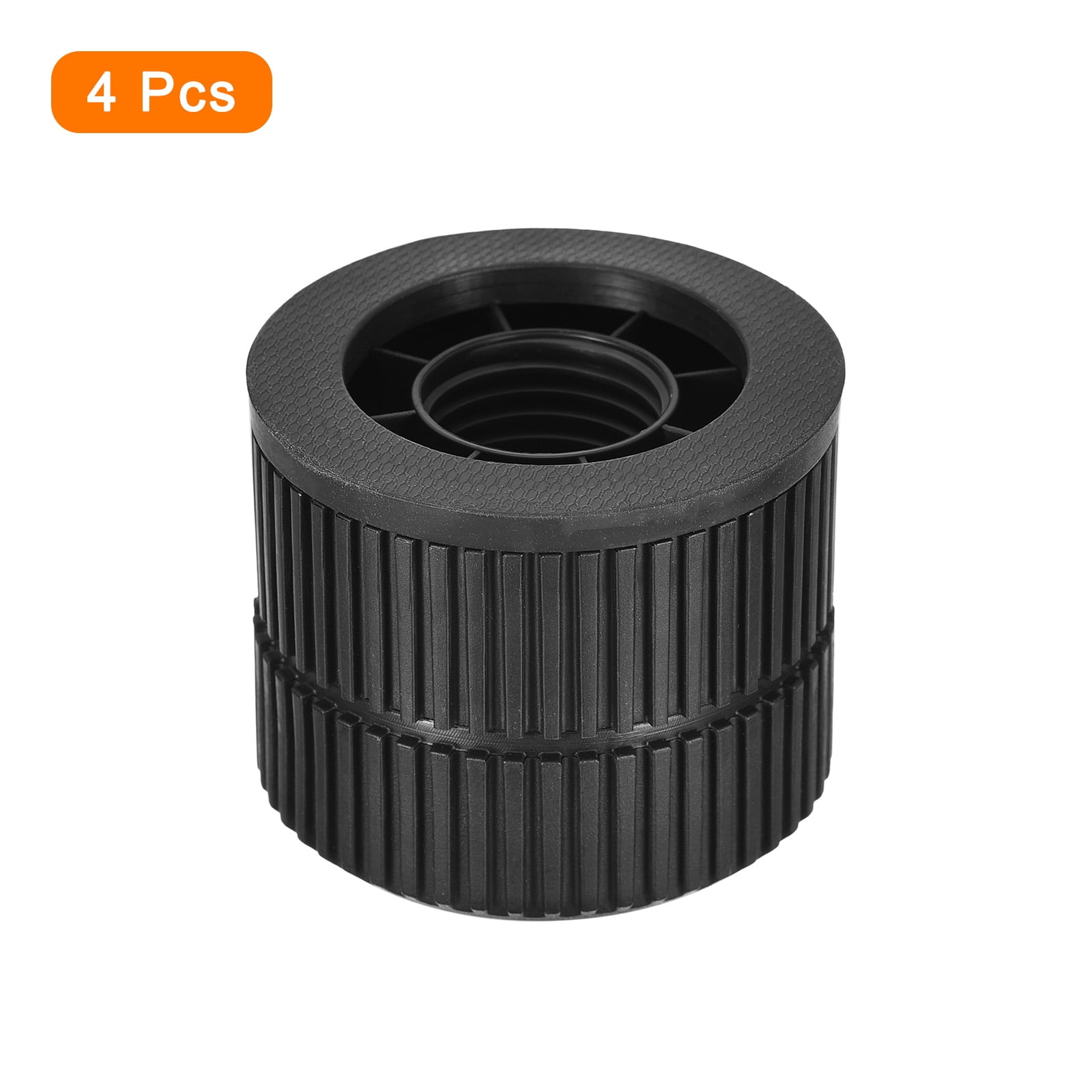 Uxcell 4pcs Anti Vibration Pads for Washing Machine, Washer & Dryer Pedestals with Tank Tread Grip, Noise-reducing Mats
