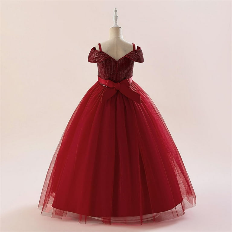 Riecok Little Girl Dress Princess Sleeveless Sequin Ruffle A Line Princess Dresses Halloween Birthday Party Kid Patchwork Tulle Skirt Formal Gown Dresses Red 6 Years - Walmart.com Riecok Little Girl Dress Princess Sleeveless Sequin Ruffle A Line Princess Dresses Halloween Birthday Party Kid Patchwork Tulle Skirt Formal Gown Dresses Red 6 Years - Walmart.com