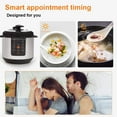 thumbnail image 4 of Electric Pressure Cooker 6 Qt Rice Cooke Slow Cooker,Multi-Use Programmable For Slow Cook,Saute,Rice Cooker,Yogurt,Steamer,Warmer, 4 of 7