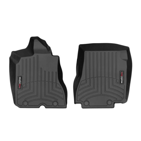 WeatherTech Custom Fit FloorLiners compatible with 2018-2018 Ferrari 812 Superfast - 1st Row (Driver & Passenger), Black