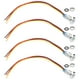 thumbnail image 1 of 4 Sets PreWired Round LEDs 2Color Waterproof Metal Lights Common Cathod 8mm 36V(Red and Yellow ), 1 of 5