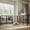 thumbnail image 2 of Yaheetech 40" Tall 16-Panel Foldable Metal Dog Playpen with Door, for Outdoor Indoor, Black, 2 of 5