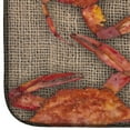 thumbnail image 4 of Cooked Crabs on Faux Burlap Dish Drying Mat, 4 of 7