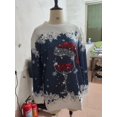 thumbnail image 5 of Crewneck Sweatshirts Ugly Christmas Sweater Women Funny Plus Size Long Sleeve Xmas Red Wine Glass Shirts Pullover, 5 of 7