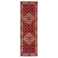 thumbnail image 5 of SAFAVIEH Easy Care Braiden Trellis Area Rug, Maroon/Gold, 8' x 10', 5 of 9