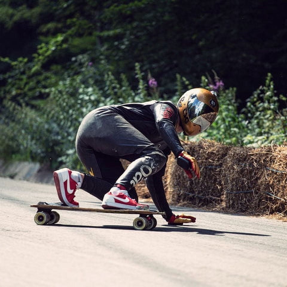 TSG Pass 2.0 Full Face Helmet w/Bonus Visor, Downhill Skateboarding - GoldRush