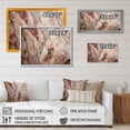 thumbnail image 4 of Designart "Gold Glamorous Feathers Of Boho Fantasy V" Glam Feather Canvas Print, 4 of 5