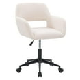 thumbnail image 4 of CorLiving Marlowe Upholstered Task Chair, Off White, 4 of 9