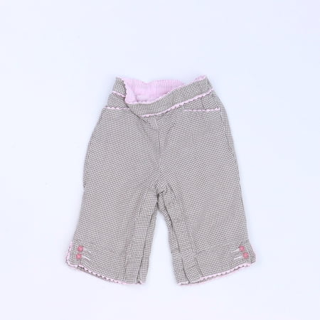 

Pre-owned Gap Girls Brown | White | Pink Pants size: 3-6 Months