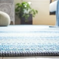 thumbnail image 5 of SAFAVIEH Montauk Albine Striped Cotton Area Rug, Grey/Blue, 4' x 6', 5 of 9
