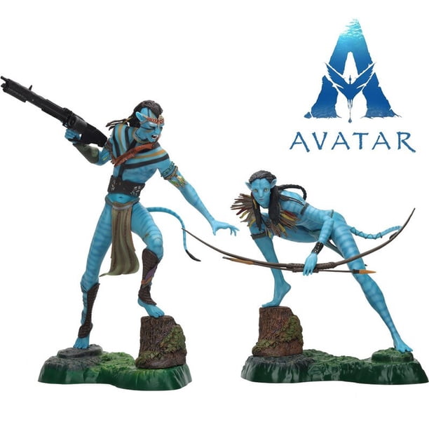 アバター Neytiri & Jake Sully フィギュアセット Disney 1:6 Avatar 2 Neytiri Statue Jake Sully Action Figure