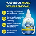 thumbnail image 2 of JJEAN-Mold Stain Remover Power Gel Cleaner Heavy Duty Cleaning Solution for Front Loader Washing Machine Seal, Bathroom Grout, Shower, Caulk (7 fl oz), 2 of 4