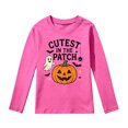 thumbnail image 2 of Kiijoy Girls Halloween Long Sleeve T Shirt Kids Cotton T-Shirt Top, Sizes 2-13, 2 of 6