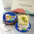 thumbnail image 3 of Kits Posavasos Con Pintura Diamantes 6 Piezas Acrílico Soporte Almohadillas Corcho cerveza Hugtrwg, 3 of 9
