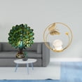 thumbnail image 2 of Elegante Escultura De Pavo Real Con Forma De Bola De Cristal, Figura De Metal, Adorno De Mesa Para Dormitorio, Oficina, Sala De Estar, Estantería, Pasillo, Chimenea, Decoración Del Hogar., 2 of 8