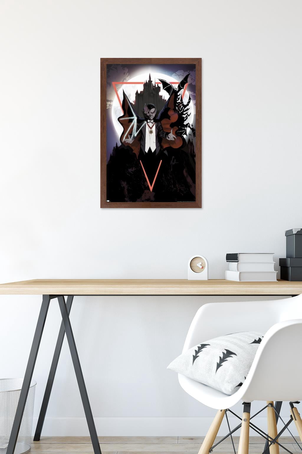 Dracula - Illustration Wall Poster, 14.725" x 22.375" Framed
