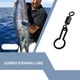 thumbnail image 2 of Greeniant 20 piezas giratorios de pesca de carpa a prueba de óxido anillo conector en forma de 8 anillos broches anzuelo giratorio accesorios de Pescar, 2 of 6