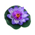 thumbnail image 3 of Adorno de planta de piscina de jardín de flores flotantes de lirio de agua de loto Artificial de 10cm NikouMX Muebles, 3 of 8