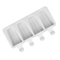 thumbnail image 1 of Advancent Molde de silicona para helados 3D DIY hecho a mano, molde para paletas ecológico, Mousse, postre, congelador, jugo, bandeja para cubitos de Herramientas y accesorios para hornear 4 rayas Advancent HA006419-02, 1 of 6