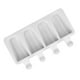 thumbnail image 1 of Advancent Molde de silicona para helados 3D DIY hecho a mano, molde para paletas ecológico, Mousse, postre, congelador, jugo, bandeja para cubitos de Herramientas y accesorios para hornear 4 rayas Advancent HA006419-02, 1 of 6