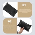 thumbnail image 4 of AURARMLET 2Pcs Cash Bags with Zipper Black for Bank Staff Safe Storage, 4 of 4