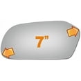 thumbnail image 3 of Flat Driver Side Manual Replacement Mirror Glass for 1986-1988 Mazda RX-7 Burco 2524 W/O Baking Plate, 3 of 4