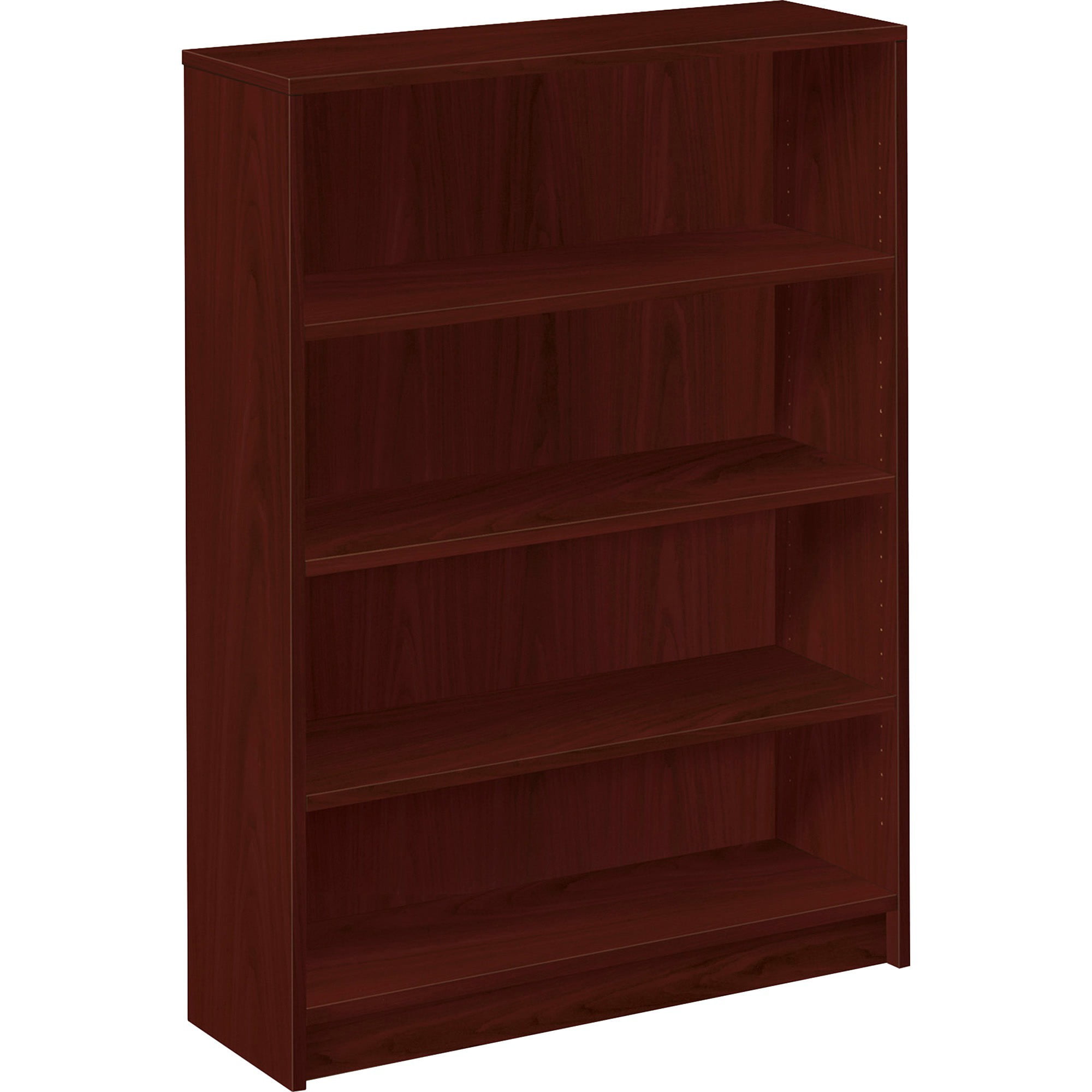 Details about   Hodedah 4 Shelf 8 Door Bookcase in Mahogany 