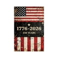thumbnail image 2 of America 250 Flag 12x18 Black, 250th Anniversary USA Garden Flag Outdoor Patriotic Yard Decor 4th of July Veterans Day, 2 of 6