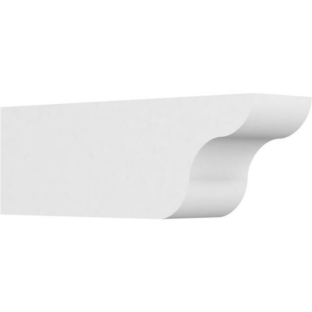 Ekena Millwork RFTP06X08X24CAR 8 x 6 x 24 Po Carmel Standard Qualité Architecturale PVC Queue de Chevron