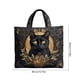 thumbnail image 3 of Uuiauoio Canvas Tote Bag Large Capacity Shoulder Bag for Women Fashion Printed Beach Shopping Work Travel Daily Use Gift Idea, 3 of 6