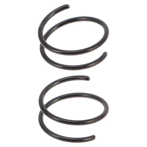 2pcs Spiral Nose Rings Stainless Steel Nose Ring Hoops Nose Jewelry for Women