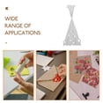 thumbnail image 3 of Raindrops Card Making Die Cuts Metal Cutting Dies for Crafts Plated Silver with Detailed Patterns, 3 of 8