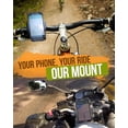 thumbnail image 6 of &  Phone Mount - for  16   (15, 14, SE, ), Galaxy s25 or Any  Phone - Universal Handlebar Holder for ATV, Bicycle & Motorbike. +100 to Safeness & Comfort, 6 of 6