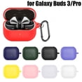 thumbnail image 2 of Compatible with 2024 Samsung Galaxy Buds 3 Pro Case, Premium Silicone Cover Case with Carabiner for Galaxy Buds 3 Pro Wireless Earbuds , Full Protection,Headphone Accessories, 2 of 11