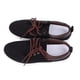 thumbnail image 4 of Zapatos planos de lona para hombre, suela de goma, modernos, informales, ajustados, de caña baja, para exteriores, color negro 42, 4 of 15