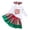 White, variant on Enyan Newborn Baby Girl Christmas Clothes Toddler Cute Outfits Infant Long Sleeve Romper Tutu Skirt Headband Set 3Pcs