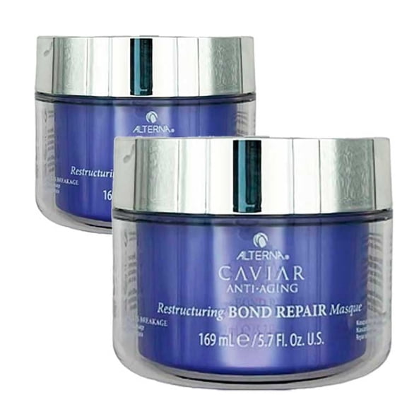 Alterna Caviar Anti-Aging Restructuring Bond Repair Masque, 5.7 oz 2 Pack