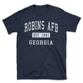 thumbnail image 1 of Robins Afb Georgia Classic Established Men's Cotton T-Shirt, 1 of 1