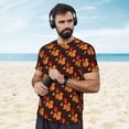 thumbnail image 4 of Wukai Cute Squirrel Print Men's Short-Sleeved Mesh T-Shirt,Quick-Dry Short Sleeve Workout T-Shirt-4X-Large, 4 of 8
