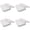 White 4PCS, variant on CY5O5ee 5 Pack Vacuum Cleaner Foam Filter Replacement Vacuum Cleaner Accessories Washable/Reusable Filters for Pet Hair, Dirt, Convenient and Practical