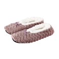 thumbnail image 4 of CHUANK Adult Super Soft Warm Cozy Fuzzy Soft Touch Sleeper Slippers Non-Slip Lined Socks, 4 of 10