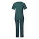 thumbnail image 1 of Uniforme de enfermería para mujer, uniforme profesional elástico con múltiples bolsillos, conjunto de pantalones superiores, cómoda Verde M Hugo Pantalones superiores, 1 of 10