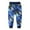 Dark Blue, variant on Odeerbi 2-8 Years Kids Boys Cotton Sweatpants Workout Athletic Sports Jogger Pants Spring Embroidered Joggers