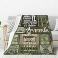 thumbnail image 2 of Veterans Day Gifts Throw Blanket 60" x 50", 2 of 5