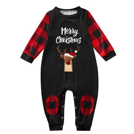 

women Christmas pajamas for family matching outfits son daughter sets soft Black Matching Family Christmas Pajamas Set Christmas Pjs For Family Set Red Plaid Top And L
