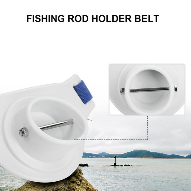 Rdeghly Fishing Rod Holder, Fishing Rod Belt,boat Rock Fishing Rod Pole Holder Adjustable Waist Fighting Belt Fish Tackle Accessories