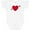 AA-White, variant on Inktastic Valentines Day Heart Arrow Boys or Girls Baby Bodysuit